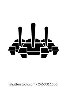 Icono del tanque del ejército, Vector mejor icono plano.
