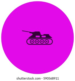 Army tank vector  icon