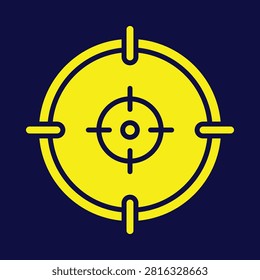 Army Target trendy vector illustration in flat style beautiful blue background.eps