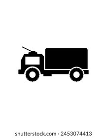 army truck icon, vector best flat icon.