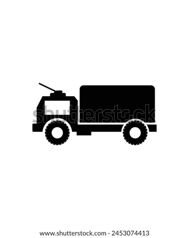 army truck icon, vector best flat icon.
