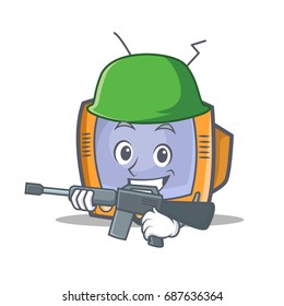 Army TV character cartoon object