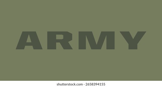 Army Typography Lettering Vector Tshirt Design