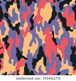 Army Uniform Camouflage Trendy Pattern