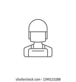 Army, uniform icon. Element of police icon. Premium quality graphic design icon. Signs and symbols collection icon for websites, web design, mobile app