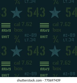 Army unit abstract military pattern, realistic design for print and media.