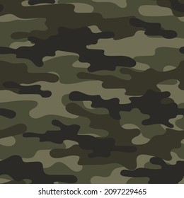 army vector camouflage print, seamless pattern for clothing headband or print.