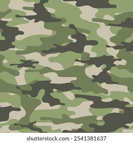 impressão de camuflagem vetorial do exército, padrão sem costura para bandana de vestuário ou impressão.