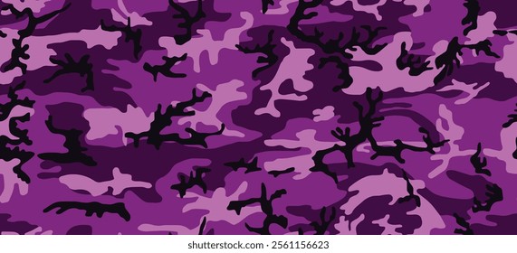 Army vector camouflage texture, seamless trendy pattern. Print on textile fabric military background