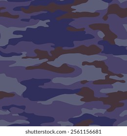 Army vector camouflage texture, seamless trendy pattern. Print on textile fabric military background