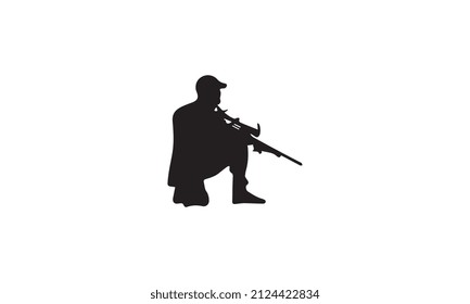 army vector design illustration black and white