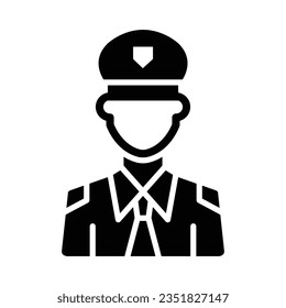 Army Vector Glyph Icon For Personal And Commercial Use.
