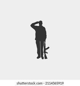 Army vector icon illustration sign