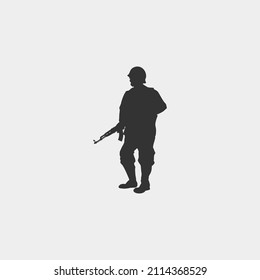 Army vector icon illustration sign