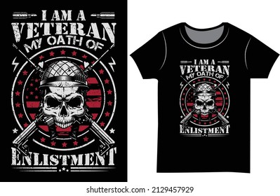 Army veteran t shirt design. T shirt design for men.