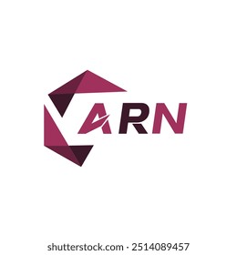 ARN creative minimalist letter logo. ARN unique vector initials alphabet letter logo design
