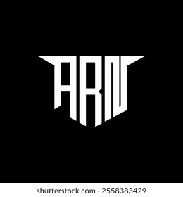 ARN letter logo design with white background in illustrator, vector logo modern alphabet font overlap style, calligraphy designs for logo, Poster, Invitation, etc.