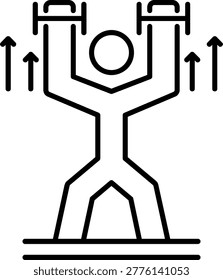 Arnold Press Illustration vector Icon Design