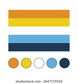 Aroace orgulho bandeira cor vetor paleta em fundo transparente, representando identidades aromáticas e assexuais para modernos projetos inclusivos