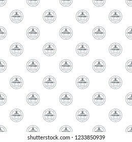 Aroma bottle pattern vector seamless repeat for any web design