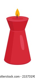 Aroma Candle icon. Vector illustration