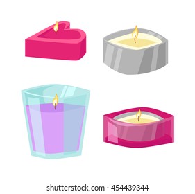 Aroma candle isolated spa aromatherapy aroma candle and relaxation aroma candle