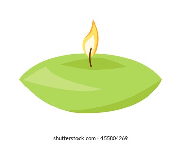 Aroma candle isolated spa aromatherapy aroma candle and relaxation aroma candle