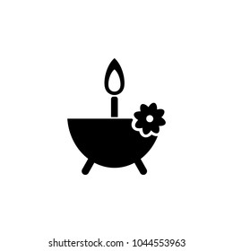 aroma candles icon. Element of SPA icon. Premium quality graphic design. Signs and symbols collection icon for websites, web design, mobile app on white background