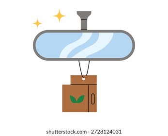 Aroma difusor de carro, retrovisor espelho, carro espelho aromaterapia