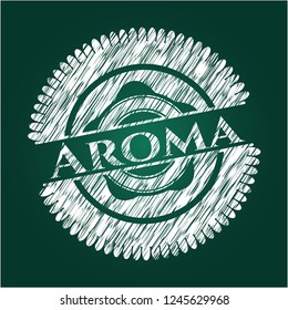 Aroma chalkboard emblem