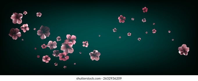 Aroma Cherry blossoms flow. Delicate transparent flowers bg. Tender spring background for gift wrapping or cards for womens day, Valentines Day, birthday or wedding. Vector illustration. EPS 10.