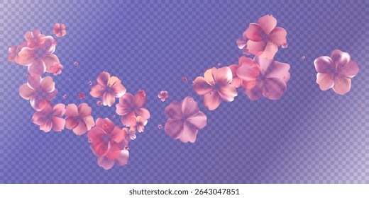 Aroma Cherry blossoms flow. Delicate transparent flowers bg. Tender spring background for gift wrapping or cards for womens day, Valentines Day, birthday or wedding. Vector illustration. EPS 10.