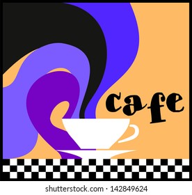 aroma and cup of coffee