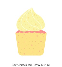 Aroma-Cupcake-Badebombe, Vektorgrafik