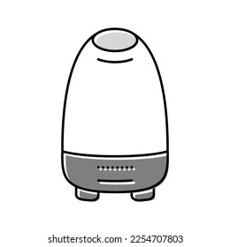 aroma diffuser bottle perfume color icon vector. aroma diffuser bottle perfume sign. isolated symbol illustration