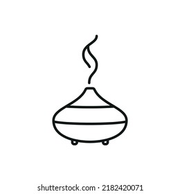 Aroma diffuser icon - editable stroke