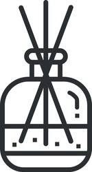 Aroma Diffuser Line Icon. Simple Linear Vector Sign.