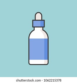 Aroma Dropper bottle, filled outline icon