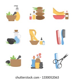Aroma Essentials Flat Icons Pack 