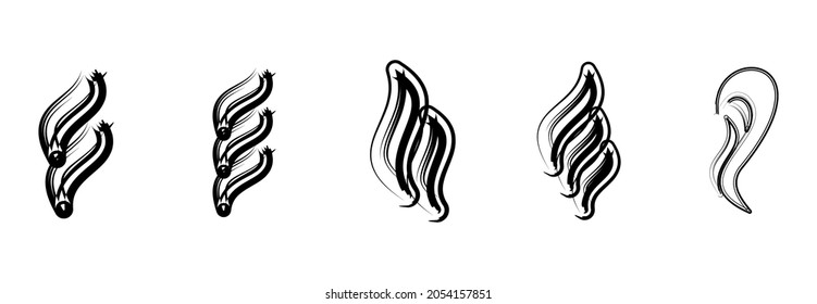 aroma icon set, aroma vector set