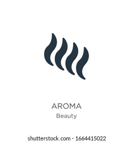 Aroma icon vector. Trendy flat aroma icon from beauty collection isolated on white background. Vector illustration can be used for web and mobile graphic design, logo, eps10