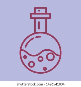 Aroma, infusion vector icon, logo, avatar of social networks.