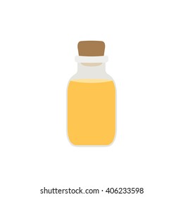 aroma oil bottle icon. vector illustration