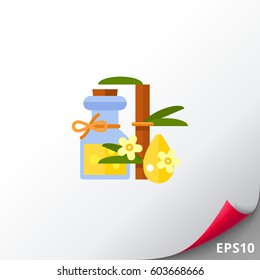 Aroma oil spa icon