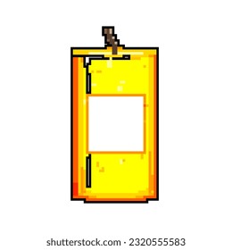 aroma scented candle game pixel art retro vector. bit aroma scented candle. old vintage illustration