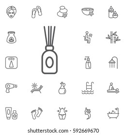 aroma stick icon. beauty set of icons