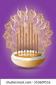 20,652 Incense Sticks Designs Images, Stock Photos & Vectors | Shutterstock