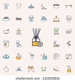 aroma sticks outline icon. spa icons universal set for web and mobile