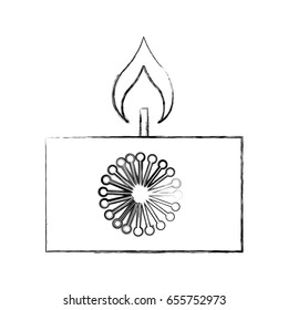 aroma therapy candle spa icon