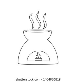 Aroma therapy icon. Element of Spa for mobile concept and web apps icon. Outline, thin line icon for website design and development, app development